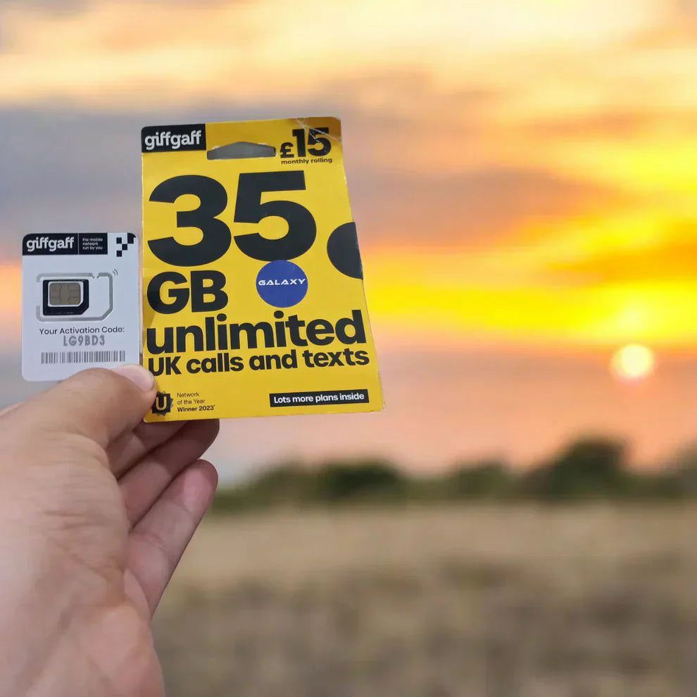 Premium 100% Functional Giffgaff UK SIM for Pakistan | Seamless OTP & Full Signal Coverage