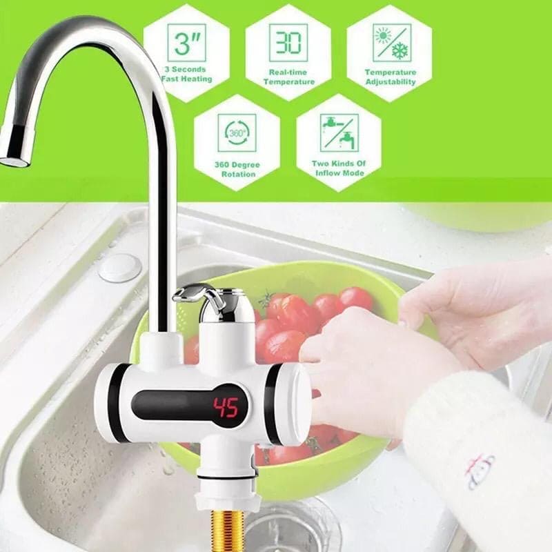 Electric Faucet Tap, Electric Hot & Cold Water Tap, Instant Water Heater